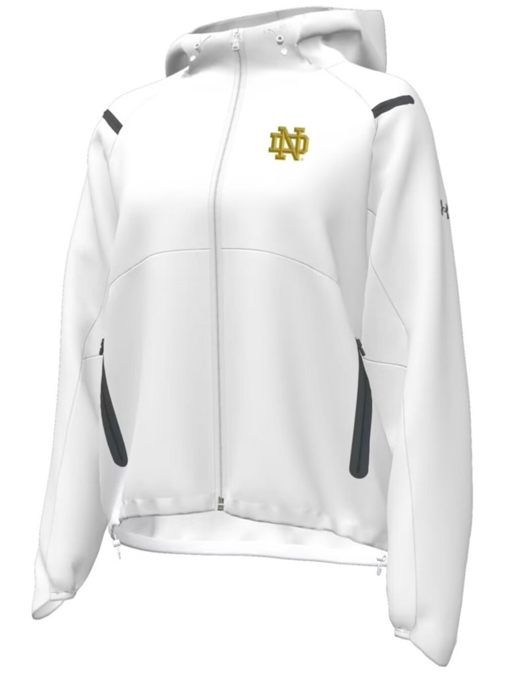 Women's Under Armour White Notre Dame Fighting Irish 2024 Shamrock Series SMALL
